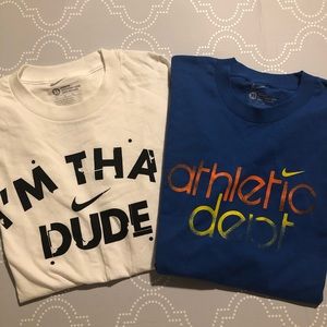 2 -XL Nike shirts